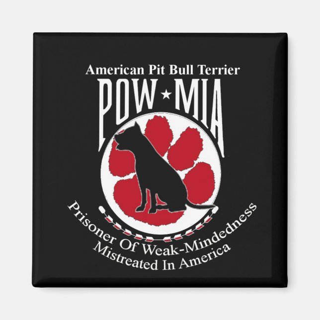 Imán Pit Bull Pow (Frente)