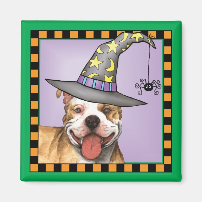 Imán Pit Bull Witch (Frente)