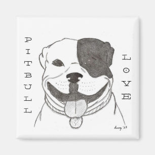 Imán Pitbill Love Magnet