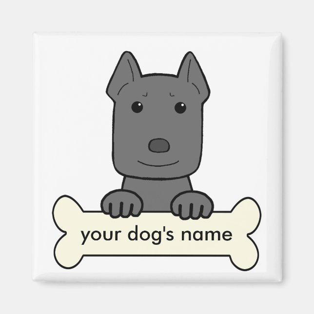 Imán Pitbull personalizado (Frente)