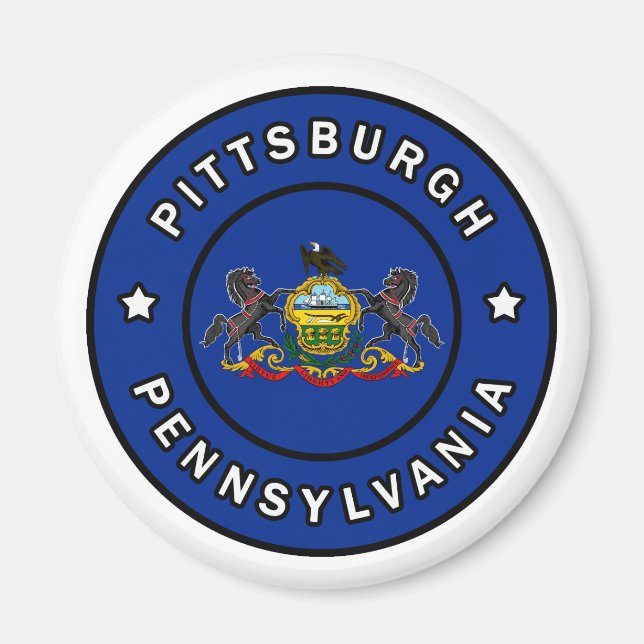 Imán Pittsburgh Pennsylvania (Frente)