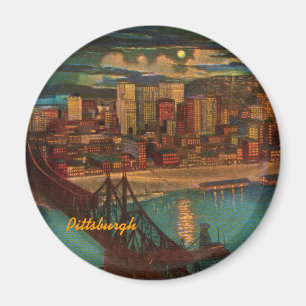 Imán Pittsburgh Por Moonlight Magnet