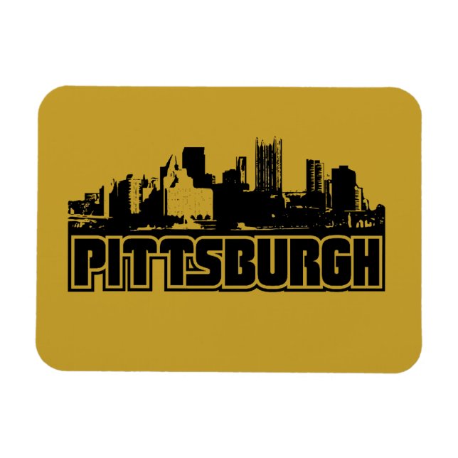 Imán Pittsburgh Skyline (Horizontal)