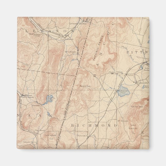 Imán Pittsfield, Massachusetts (Frente)