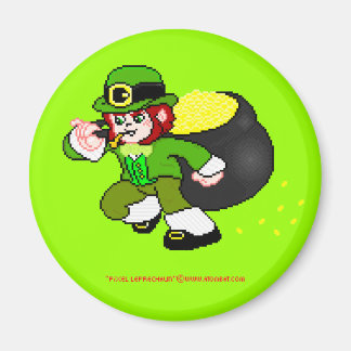 Imán Pixel Leprechaun Magnet 3