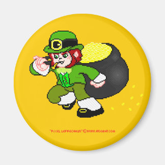 Imán Pixel Leprechaun Magnet 4