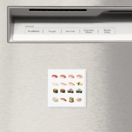 Imán Pixel Sushi Magnet – Japanese Food Pixel Art