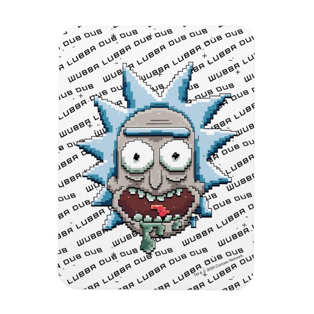 Imán Pixelverse Rick Drooling Head (Vertical)