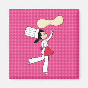 Imán Pizza Chef Fridge Magnet