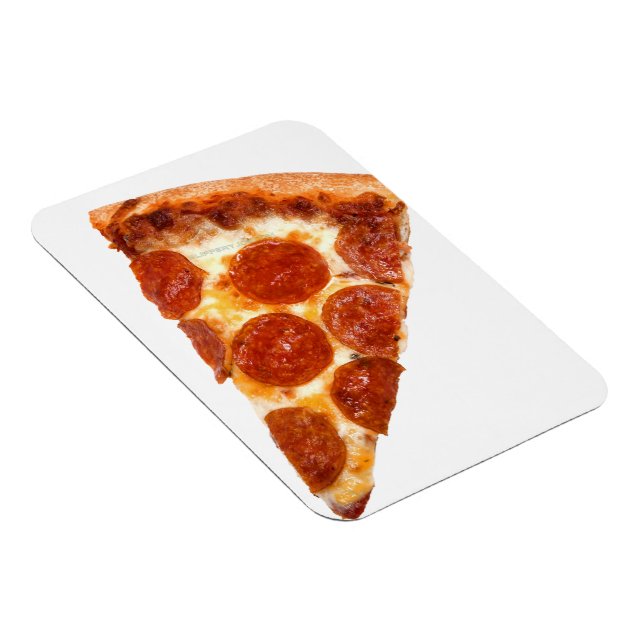 Imán Pizza cortada de SlipperyJoe queso delici (Lado Derecho)