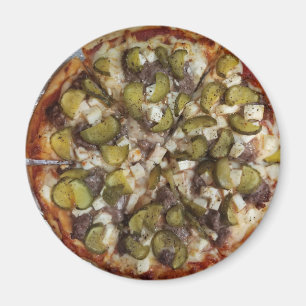 Imán Pizza de la salmuera de eneldo