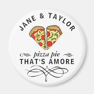 Imán Pizza del amor personalizada