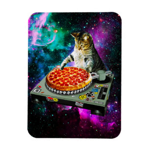 Imán Pizza dj del espacio