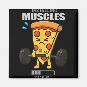 Imán Pizza Levantamiento Muerto Rata Gimnasio Instalaci