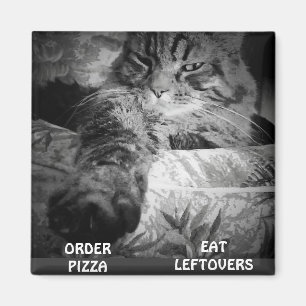 IMÁN ¿PIZZA O SOBRAS?