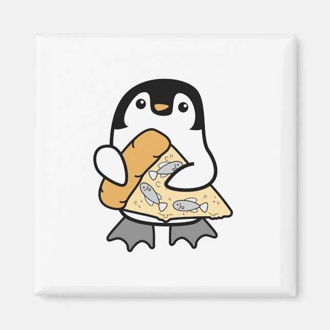 Imán Pizza Penguin (Frente)