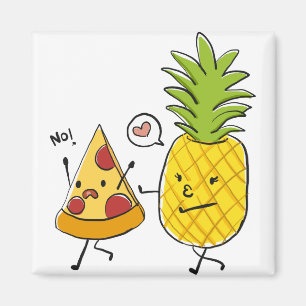 Imán Pizza piña