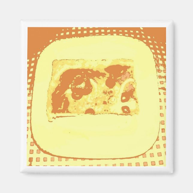 Imán Pizza Slice (Frente)