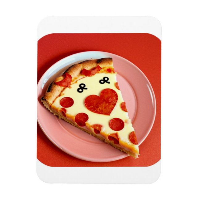 Imán Pizza Slice Fridge Magnet (Vertical)