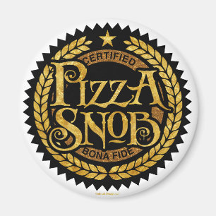 Imán Pizza Snob - divertido amante de la pizza