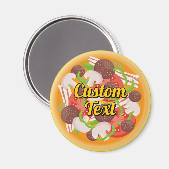 Imán Pizza Top Magnet (Anverso/Reverso)