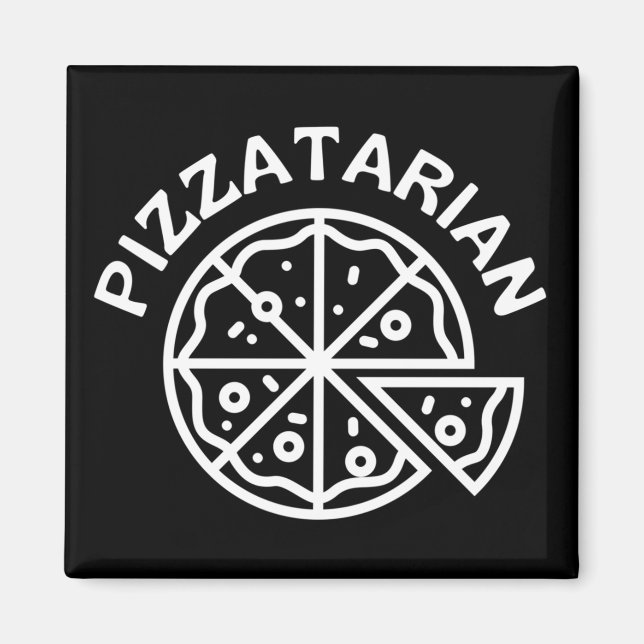 Imán Pizzatarian Pizza (Frente)
