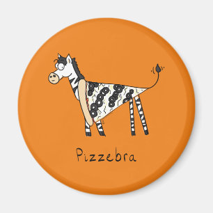 Imán Pizzebra Pizza Zebra Magnet