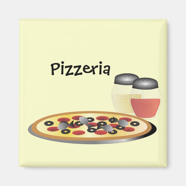 Imán Pizzeria Magnet (Frente)