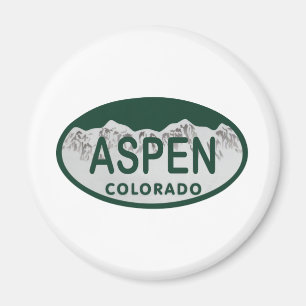 Imán Placa de Aspen Colorado