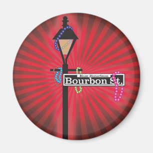 Imán Placa de calle de Borbón
