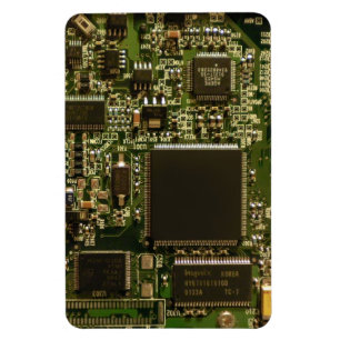 Imán Placa de circuito del disco duro del ordenador - V