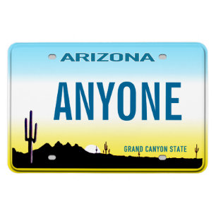 Imán Placa de licencia de Arizona (personalizada)