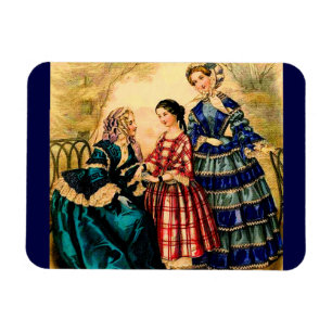 Imán Placa de moda francesa de 1852