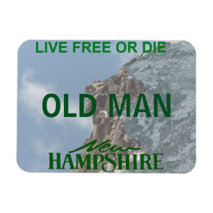 Imán Placa de New Hampshire flexible