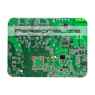Imán Placa del circuito impreso para el circuito verde 