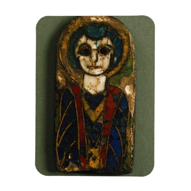 Imán Placa redondeada, que representa a Cristo o a un s (Vertical)