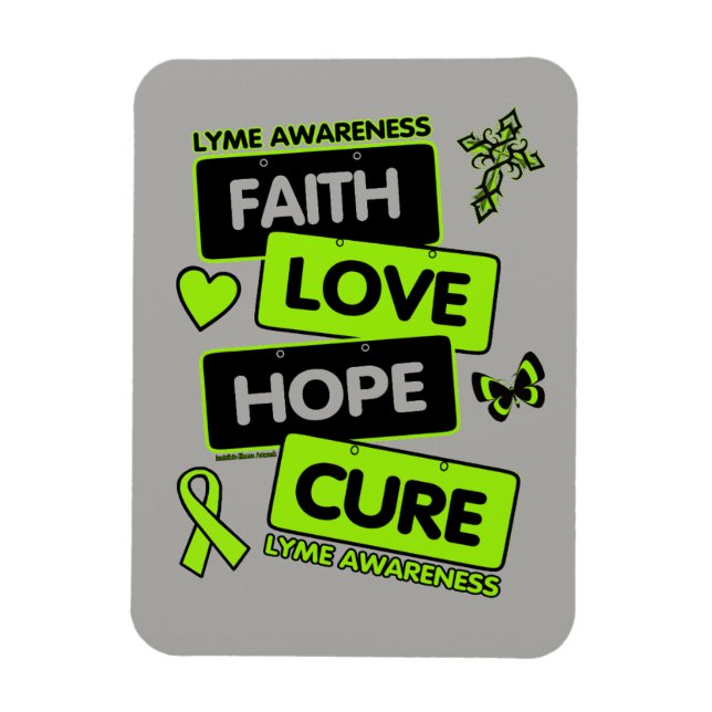 Imán Placas de licencia...Lyme (Vertical)