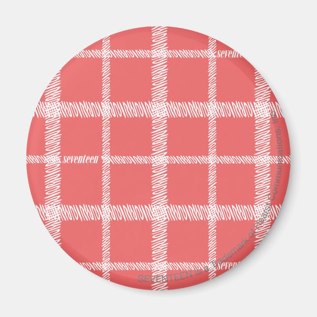 Imán Plaid LtPink (Frente)
