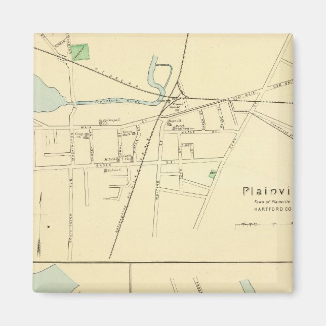 Imán Plainville, Warehouse Pt, Windsor (Frente)