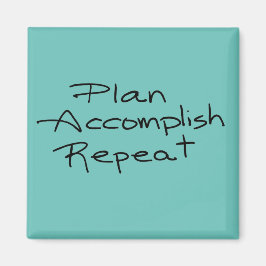 Imán Plan, cumplimiento, repetición en VERDE AZULADO