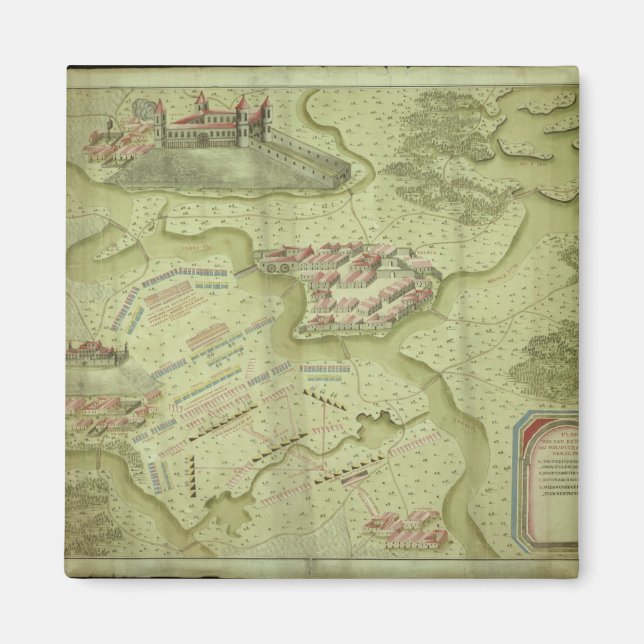 Imán Plan de batalla de Mollwitz (Frente)