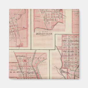 Imán Plan de Cambridge City, Wayne Co con Newport