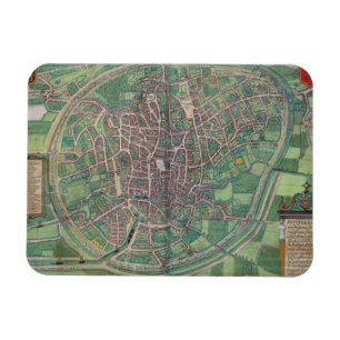 Imán Plan de ciudad de Bruselas, de la 'tierra de