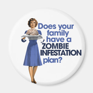 Imán Plan de Infestación Zombie