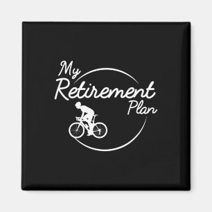 Imán Plan de jubilación en bicicleta Ciclismo Bicicleta