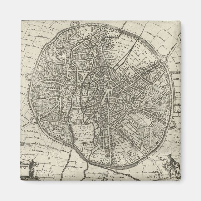 Imán Plan de Lovaina | 1581 (Grabado) (Frente)