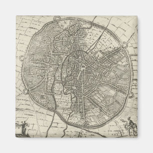 Imán Plan de Lovaina el   1581 (grabado)