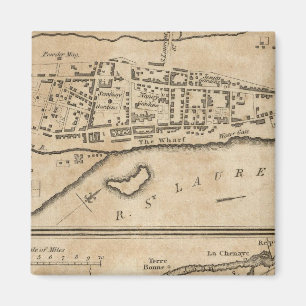 Imán Plan de Montreal, con Mapa de las Islas