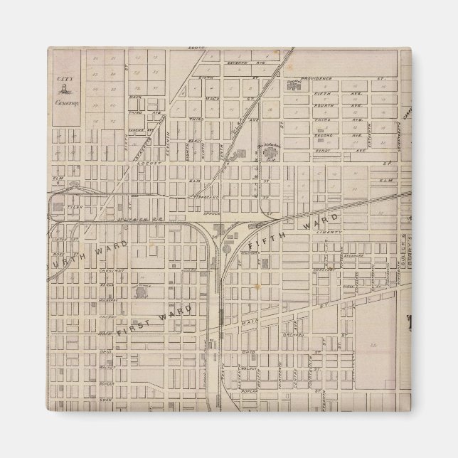 Imán Plan de Terre Haute, Vigo Co (Frente)