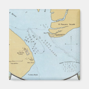 Imán Plan del ataque naval y captura de Port Royal